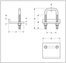 Right Angle Beam Clamp_Dimension